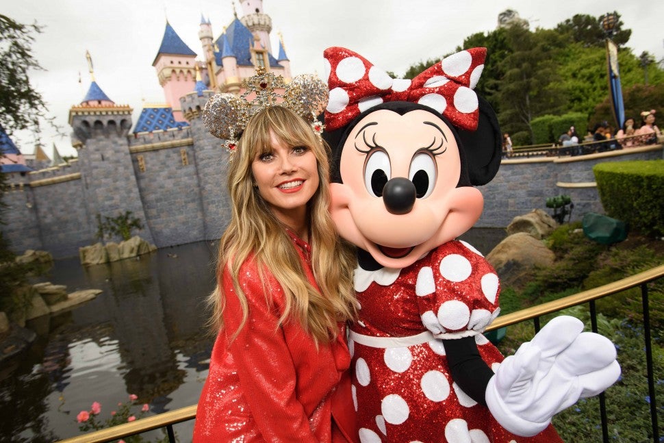 Heidi Klum Disneyland Minnie Mouse