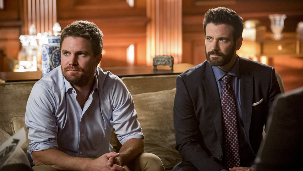 Arrow: Stephen Amell and Colin Donnell