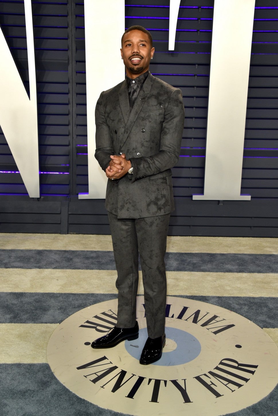 Michael B. Jordan at Vanity Fair Oscars Party 2019