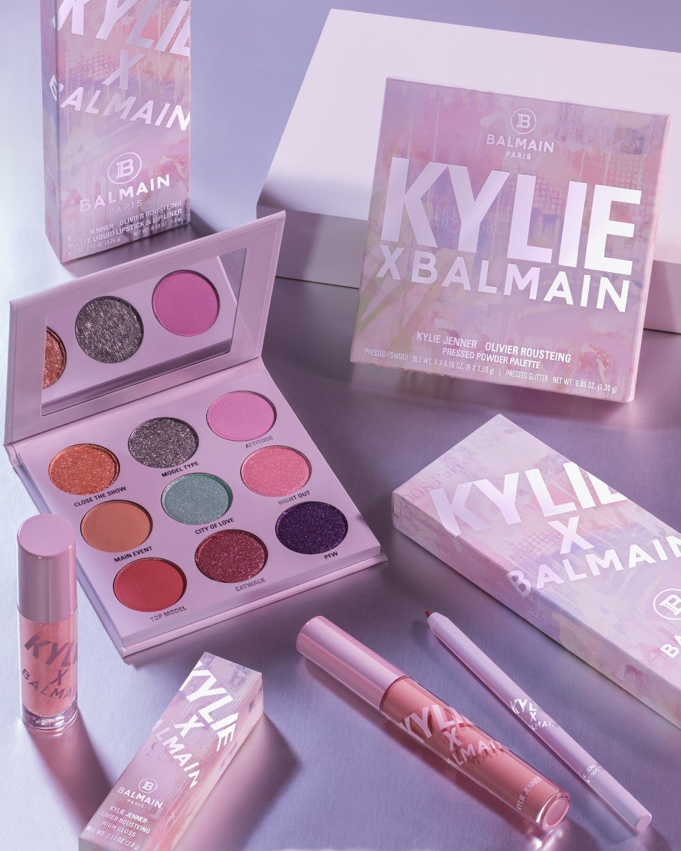 Kylie x Balmain makeup