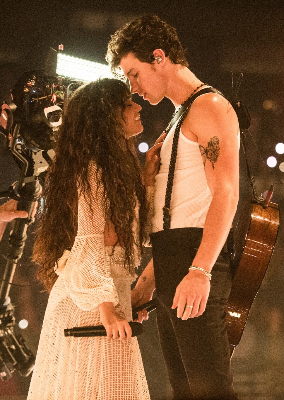 Camila Cabello and Shawn Mendes at 2019 VMAs performance