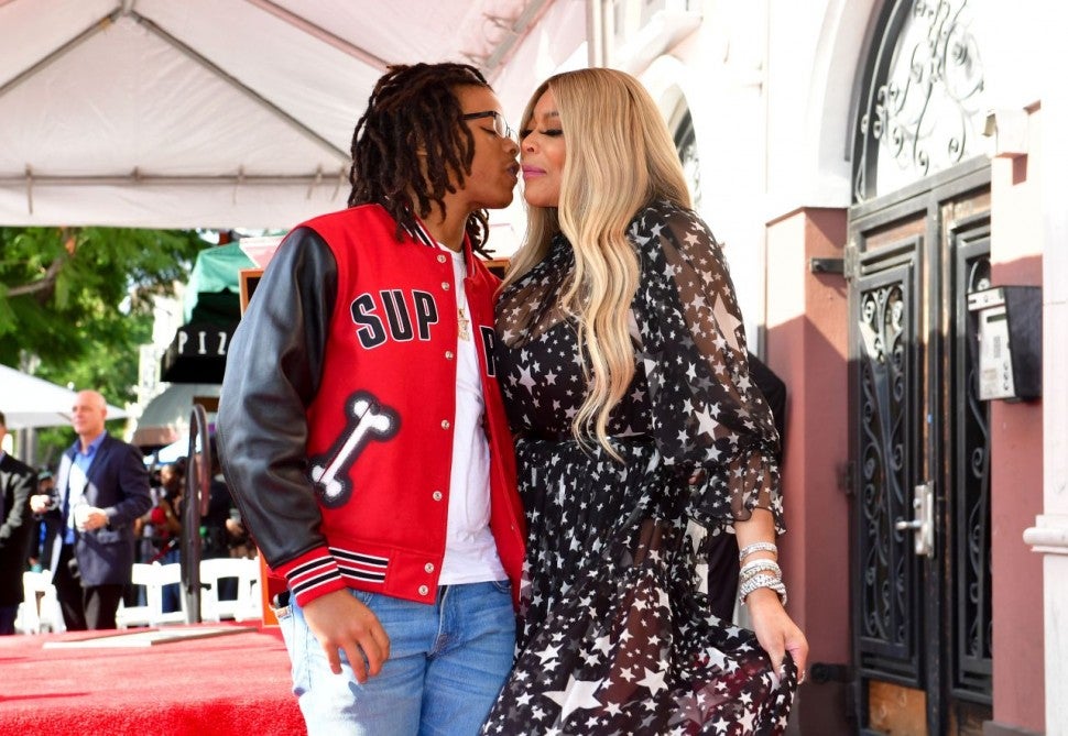Wendy Williams and son kevin at walk of fame
