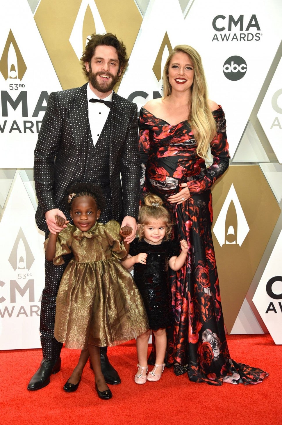 Thomas Rhett and family at CMA Awards