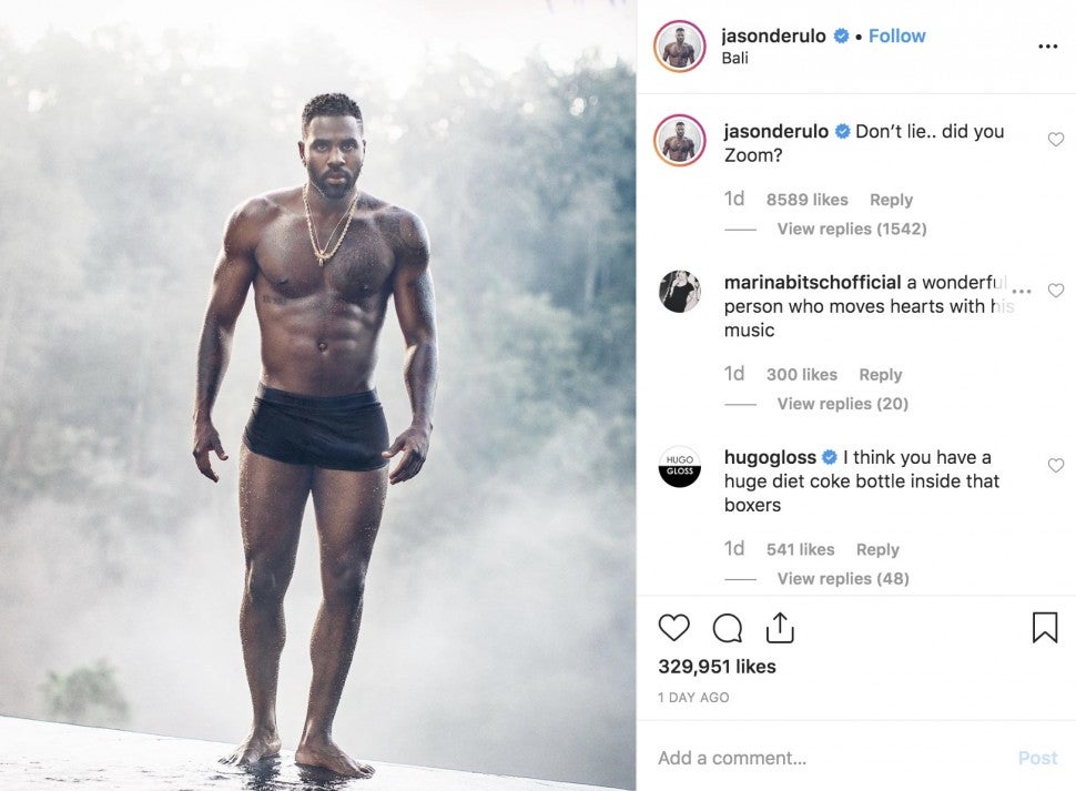 Jason Derulo Shares Revealing Underwear Pic And Fans Can T