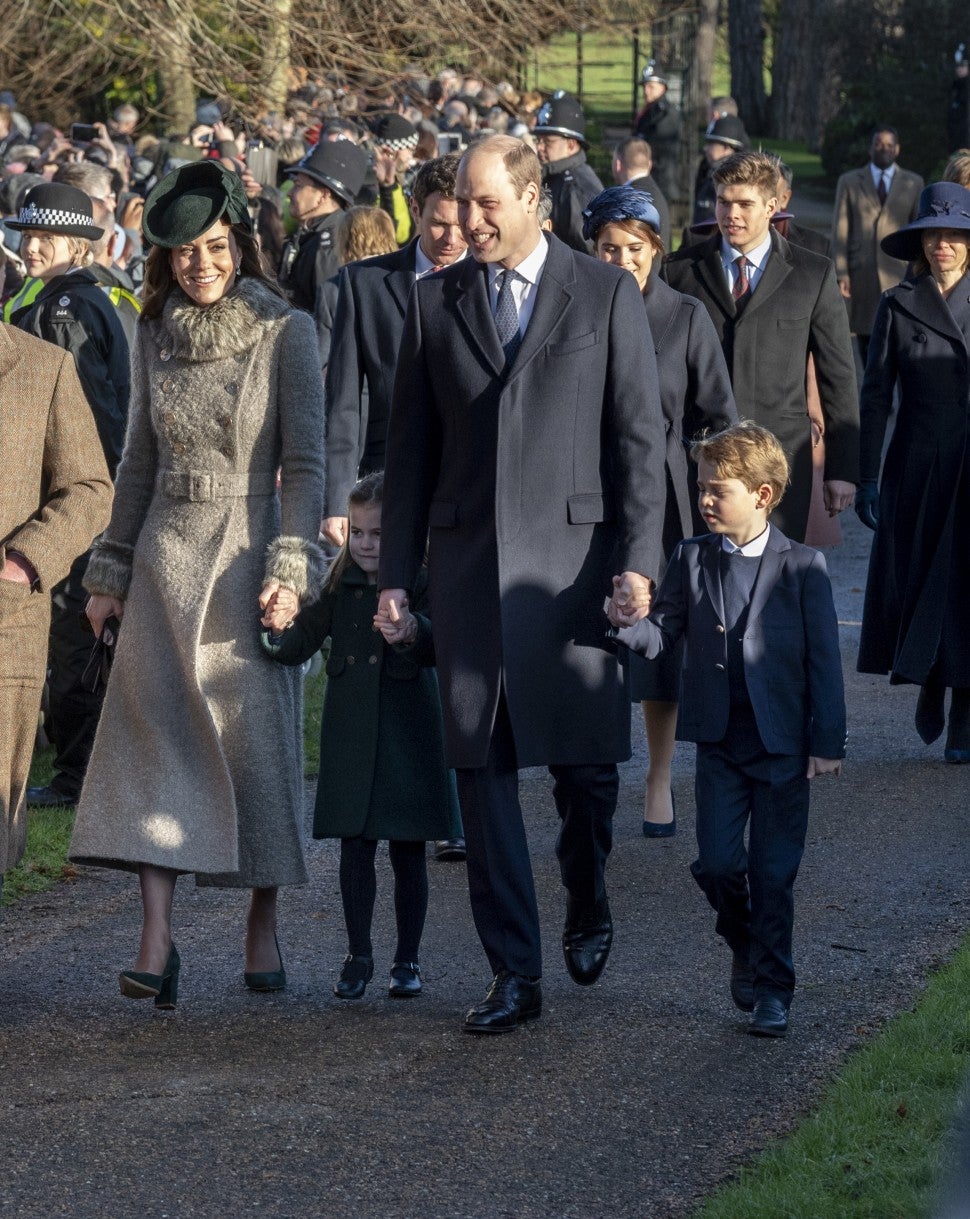 royal family walk