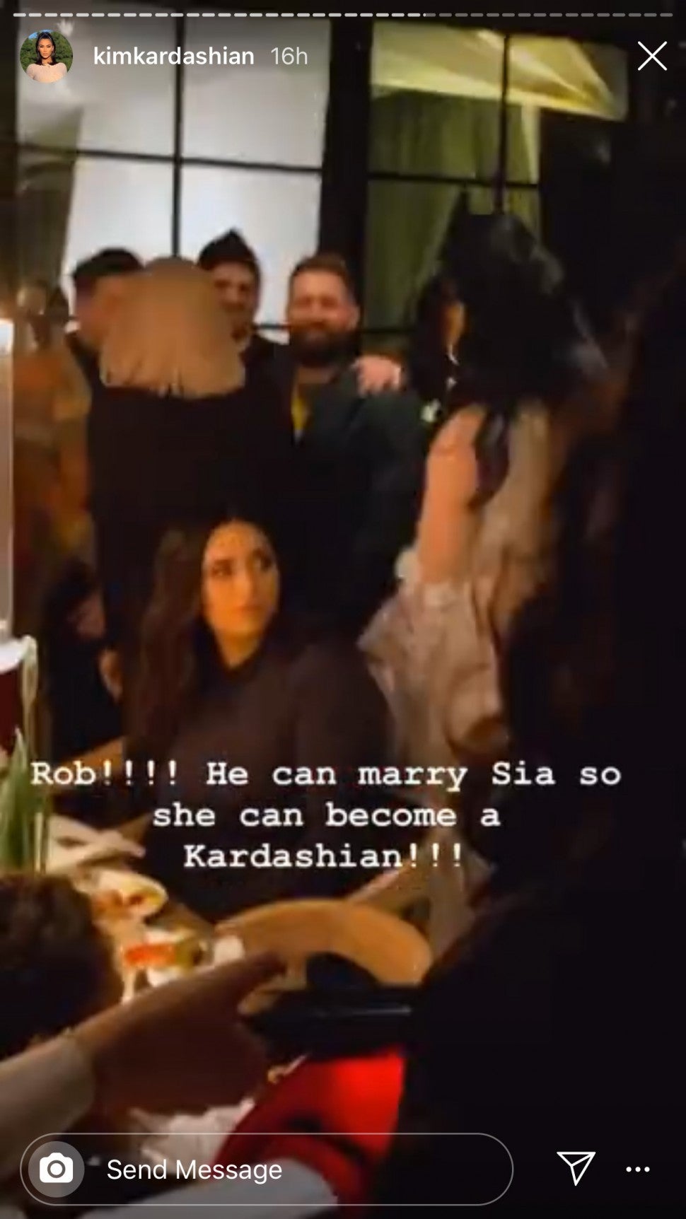 Rob kardashian at xmas party