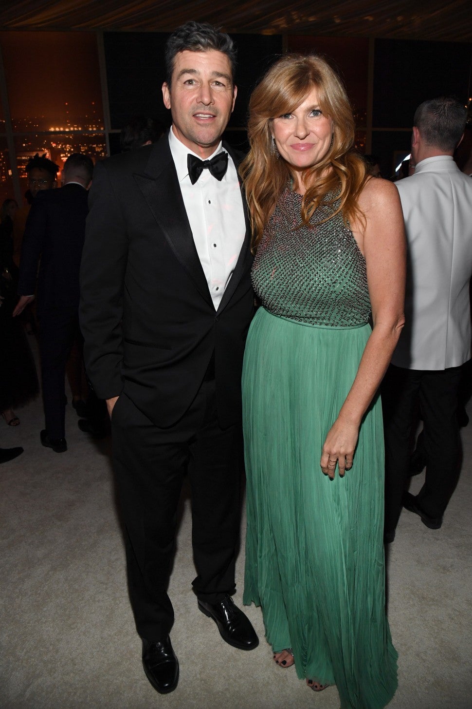 Kyle Chandler and Connie Britton at 2020 golden globe afterparty