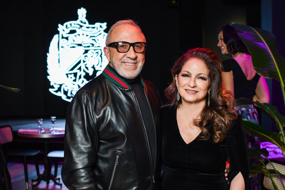 Gloria & Emilio Estefan at the opening of their restaurant 'Estefan Kitchen Orlando' 