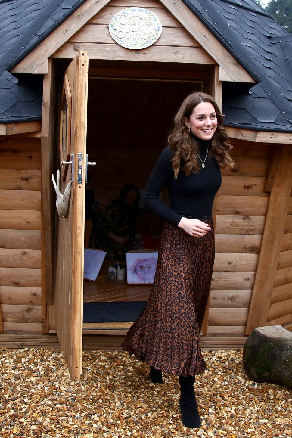 Get the Look: Kate Middleton's Leopard Print Skirt Outfit
