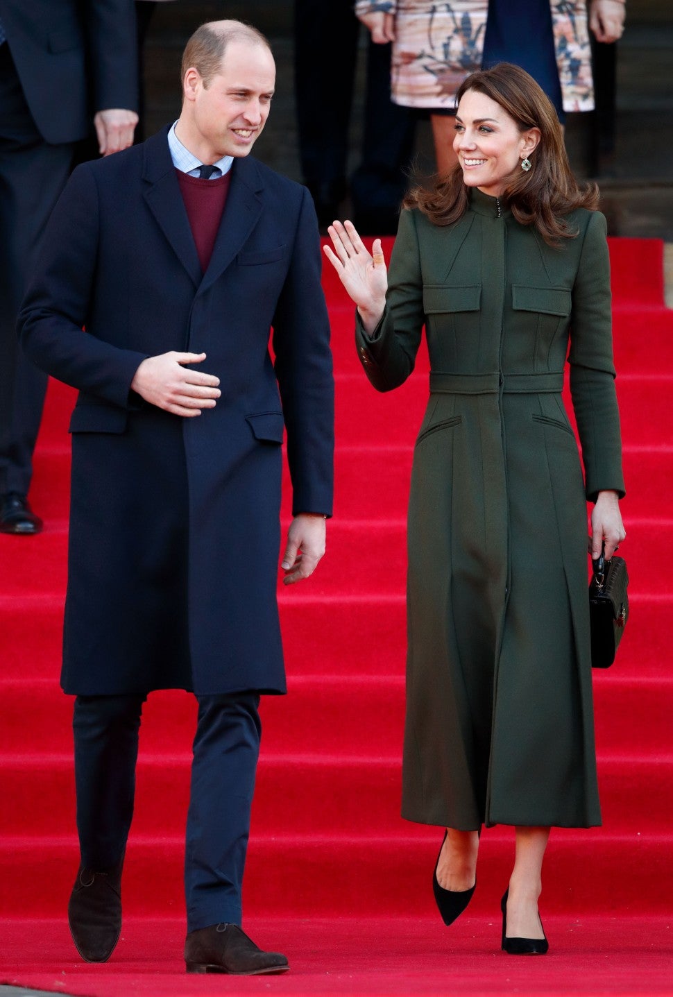 Prince William and Kate Middleton in bradford, england