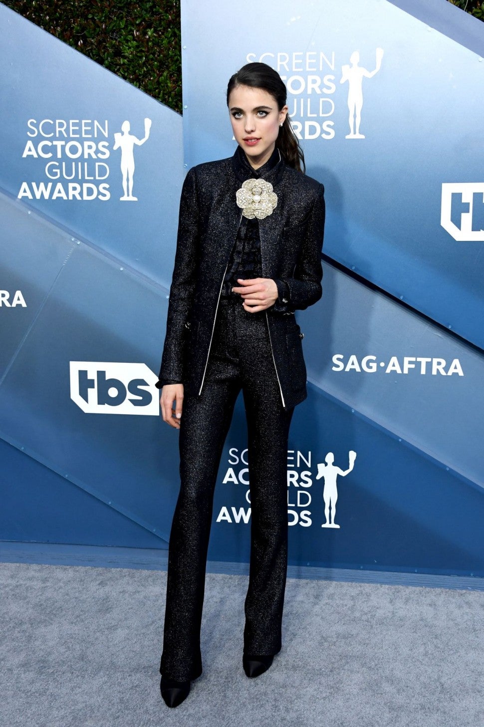 Stars Suit Up at the 2020 SAG Awards Millie Bobby Brown, Margaret