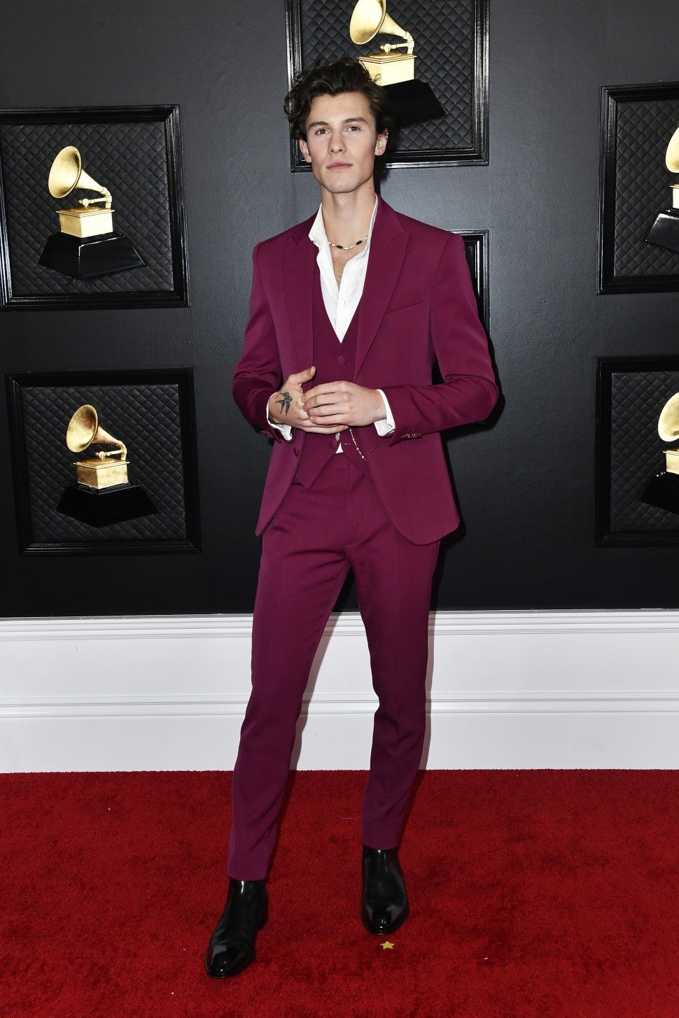 Shawn Mendes at the 62nd Annual GRAMMY Awards