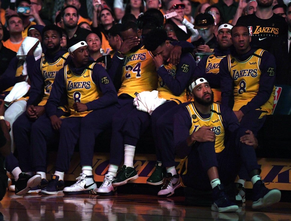 LeBron James Lakers Kobe Tribute