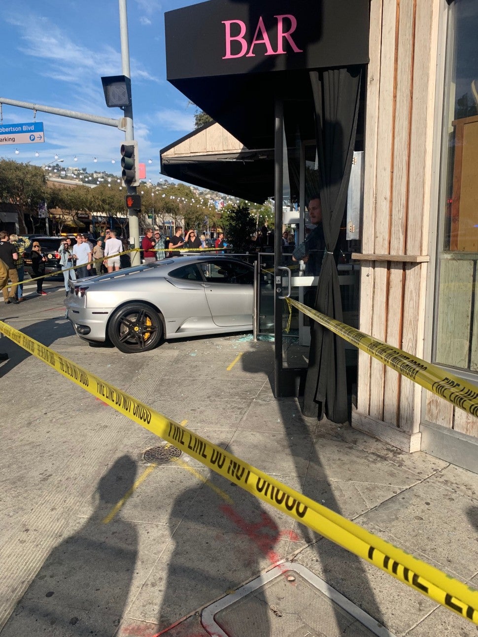 car crashes into Lisa Vanderpump's restaurant PUMP