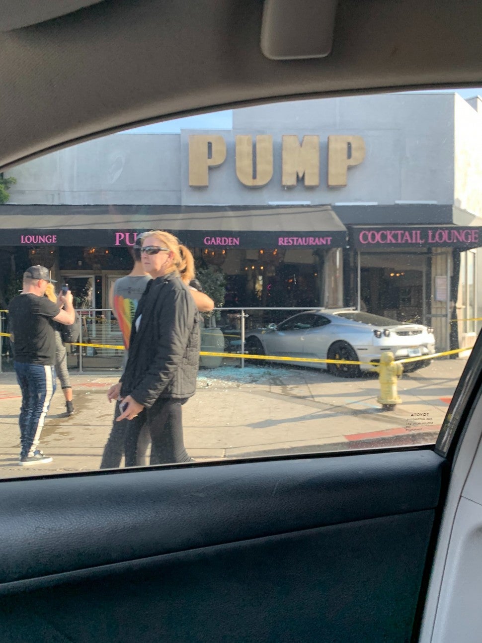 car crashes into Lisa Vanderpump's restaurant PUMP