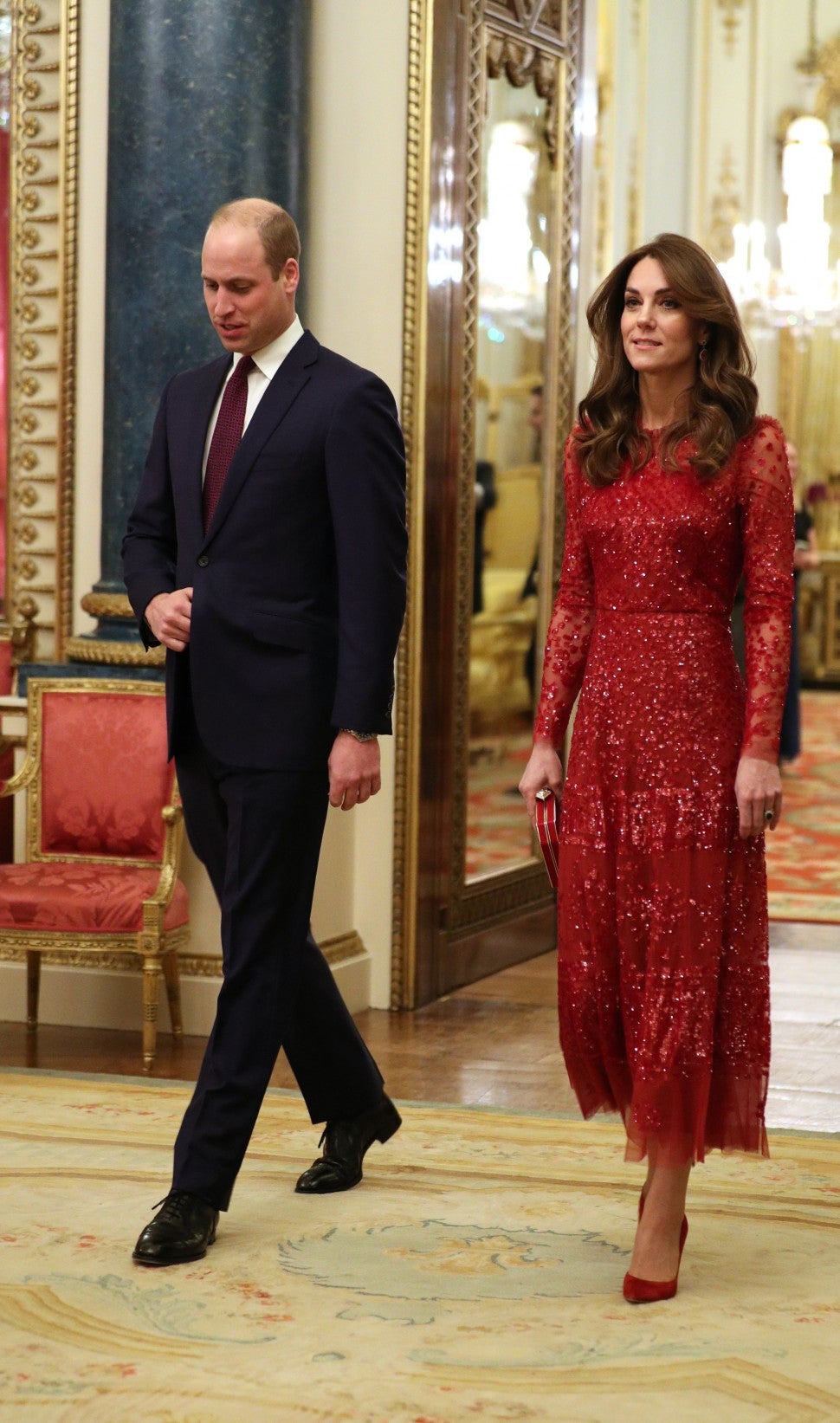 Prince William and Kate Middleton at the U.K.-Africa Summit reception.