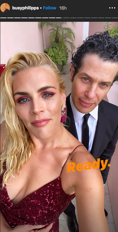 Busy Philipps and Thomas Kail