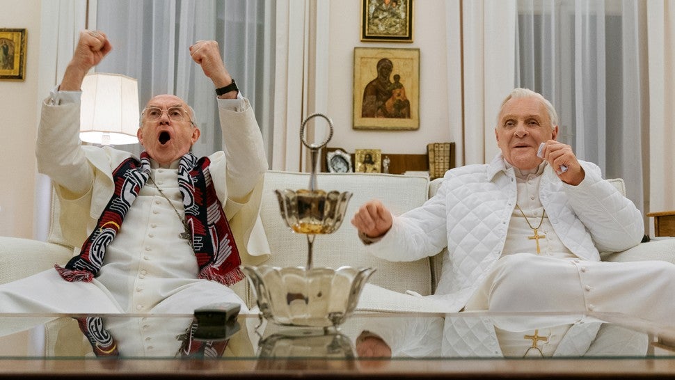 The Two Popes, Jonathan Pryce, Anthony Hopkins