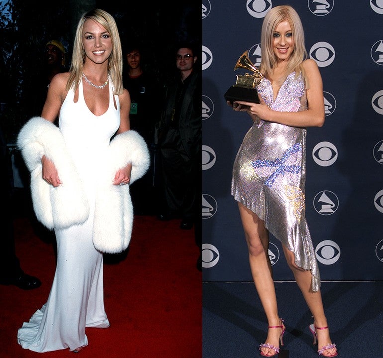 Britney Spears Christina Aguilera 2000 GRAMMYs