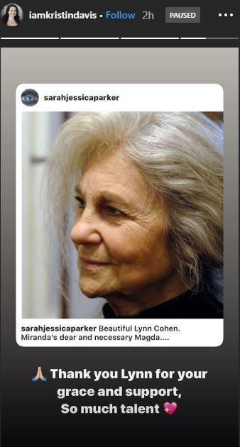 Kristen Davis Lynn Cohen