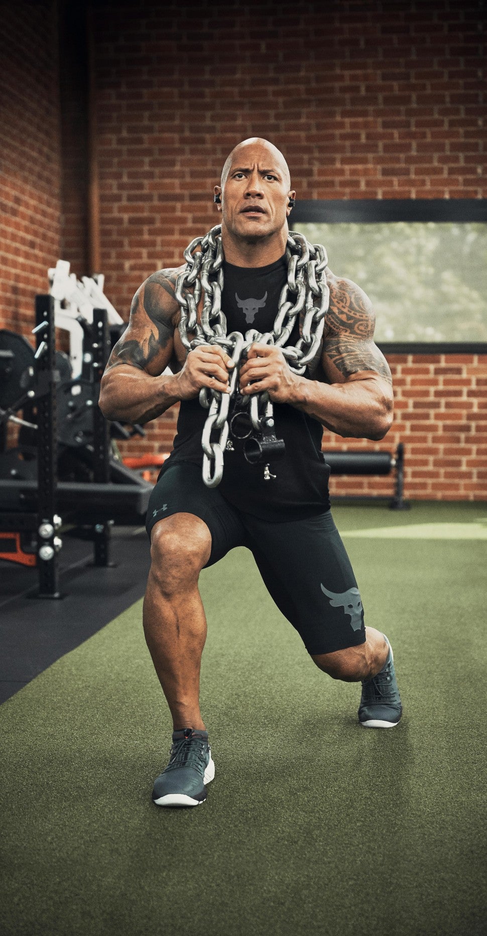 the rock under armour brand