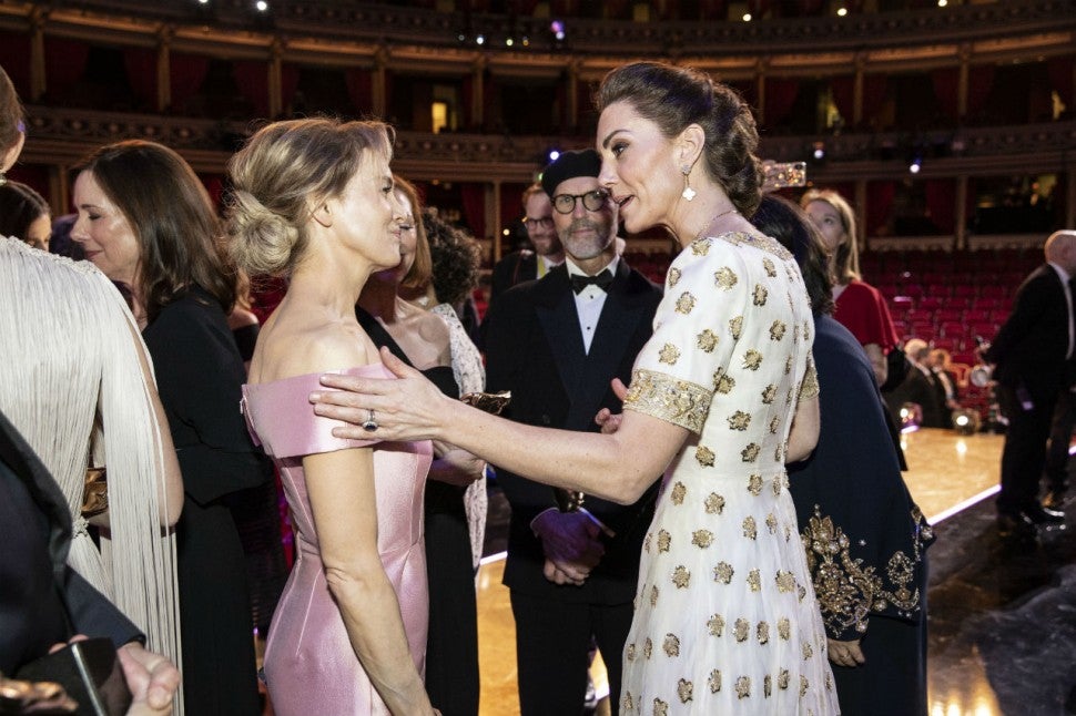 Renee Zellweger and Kate Middleton