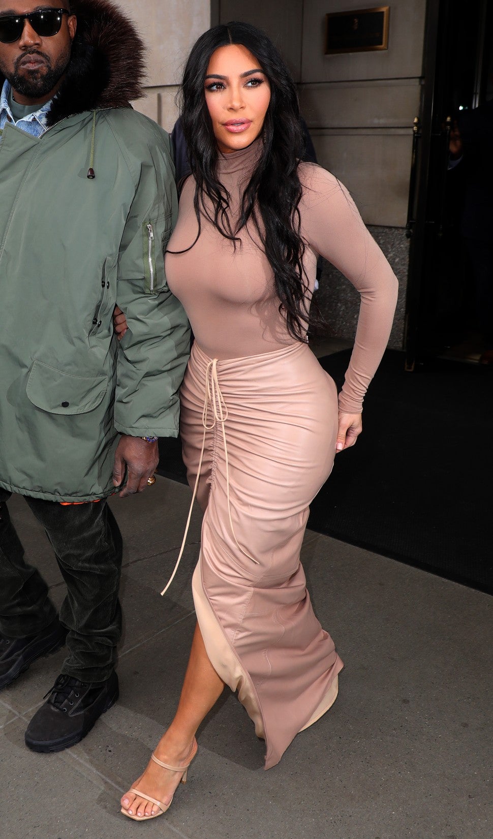 Kim Kardashian and Kanye West in NYC