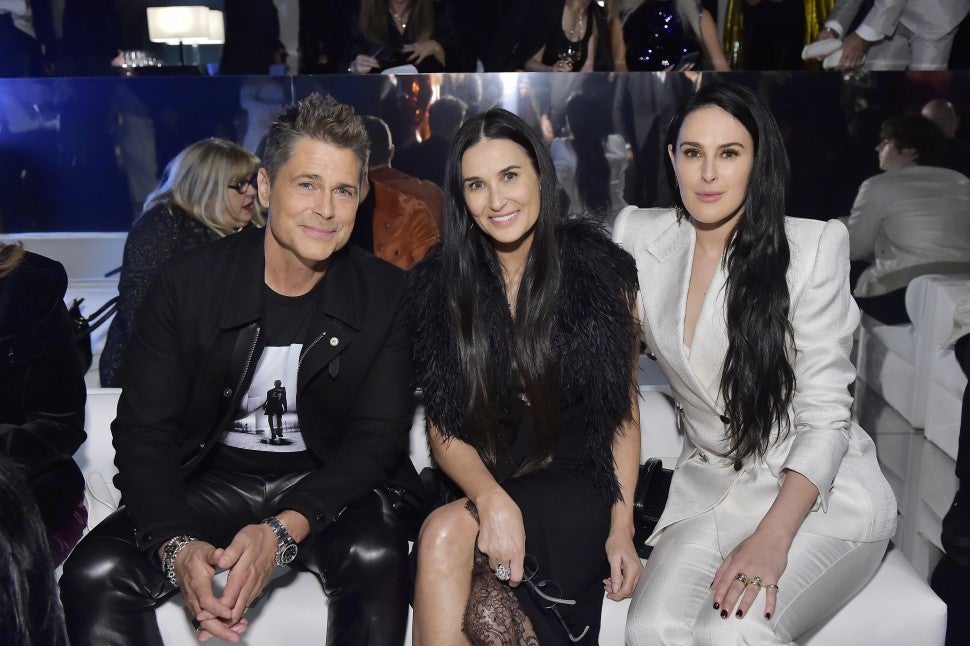 Rob Lowe, Demi Moore and Rumer Willis