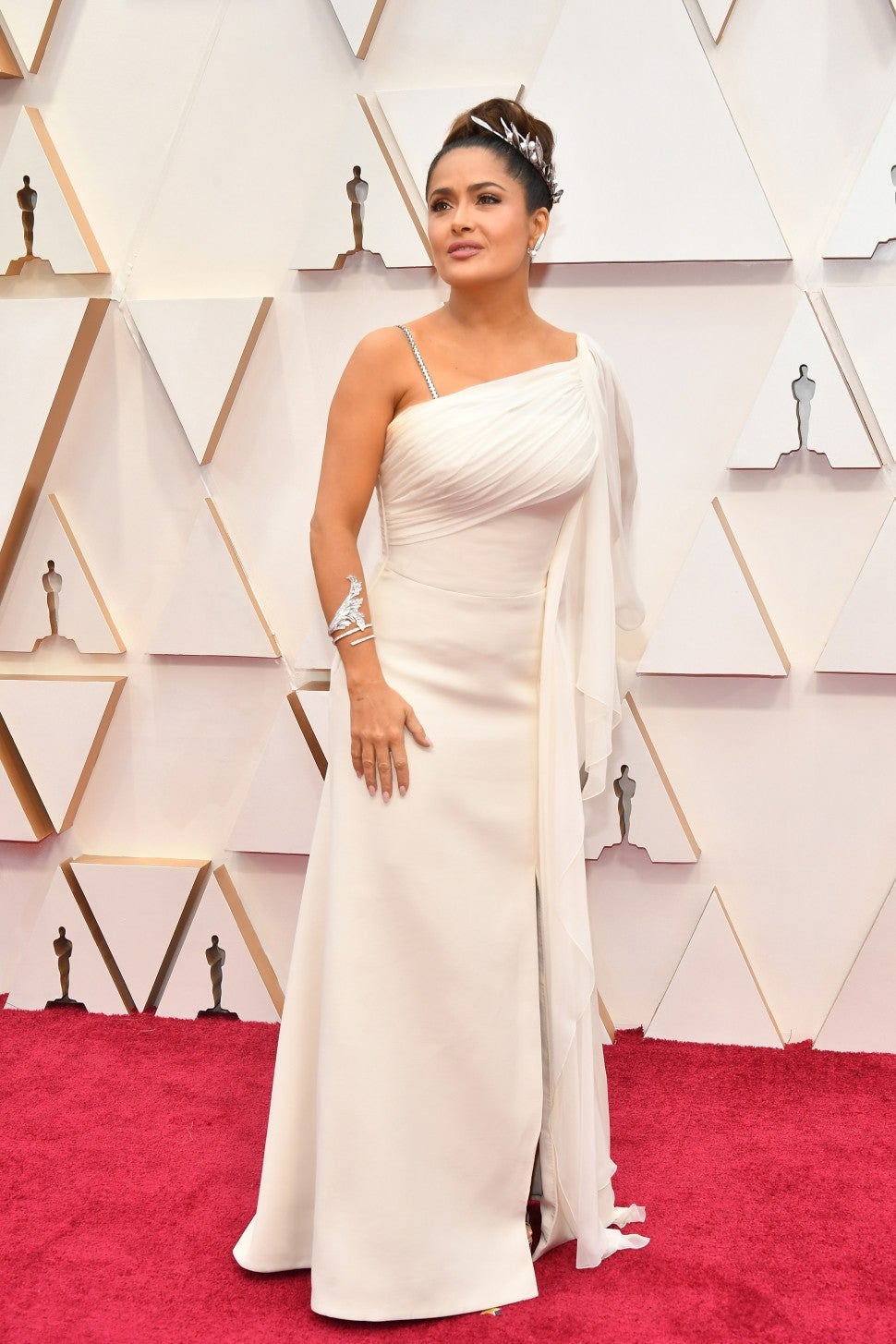 Salma Hayek Pinault attends the 92nd Annual Academy Awards at Hollywood and Highland on February 09, 2020 in Hollywood, California.
