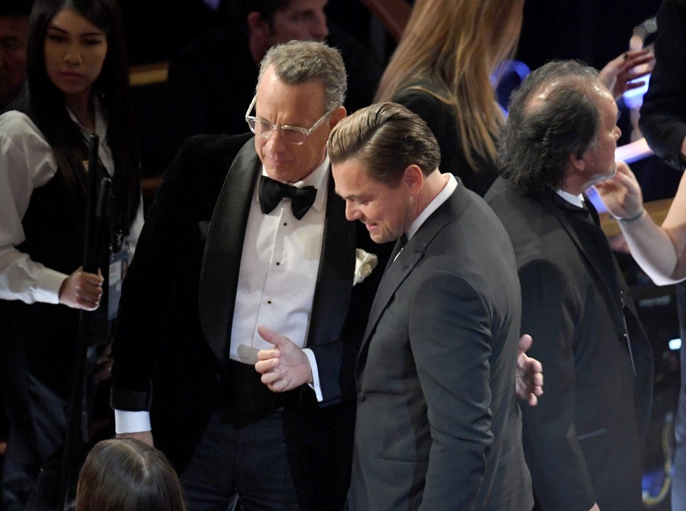 Tom Hanks and Leonardo DiCaprio
