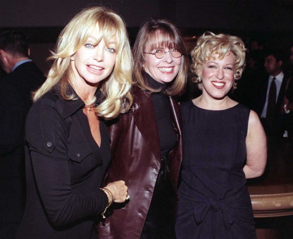 Goldie Hawn, Diane Keaton, Bette Midler