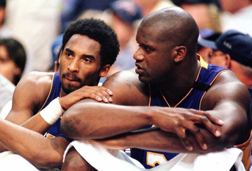Kobe Bryant and Shaq O'Neal