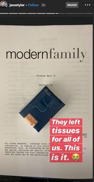Jesse Tyler Ferguson Modern Family Final Table Read 