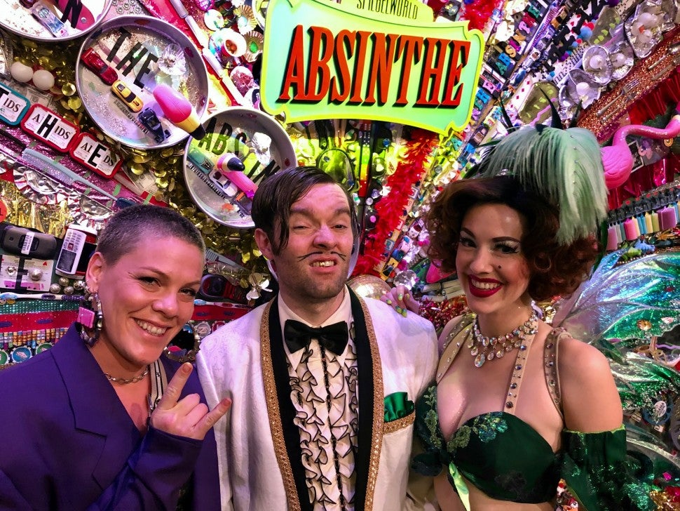 pink at absinthe in vegas