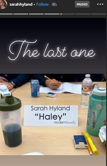 Sarah Hyland Modern Family Final Table Read