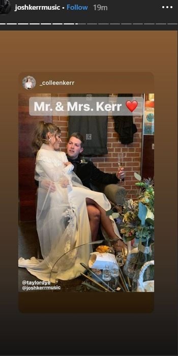 Country Singer Taylor Dye Marries Songwriter Josh Kerr in Nashville