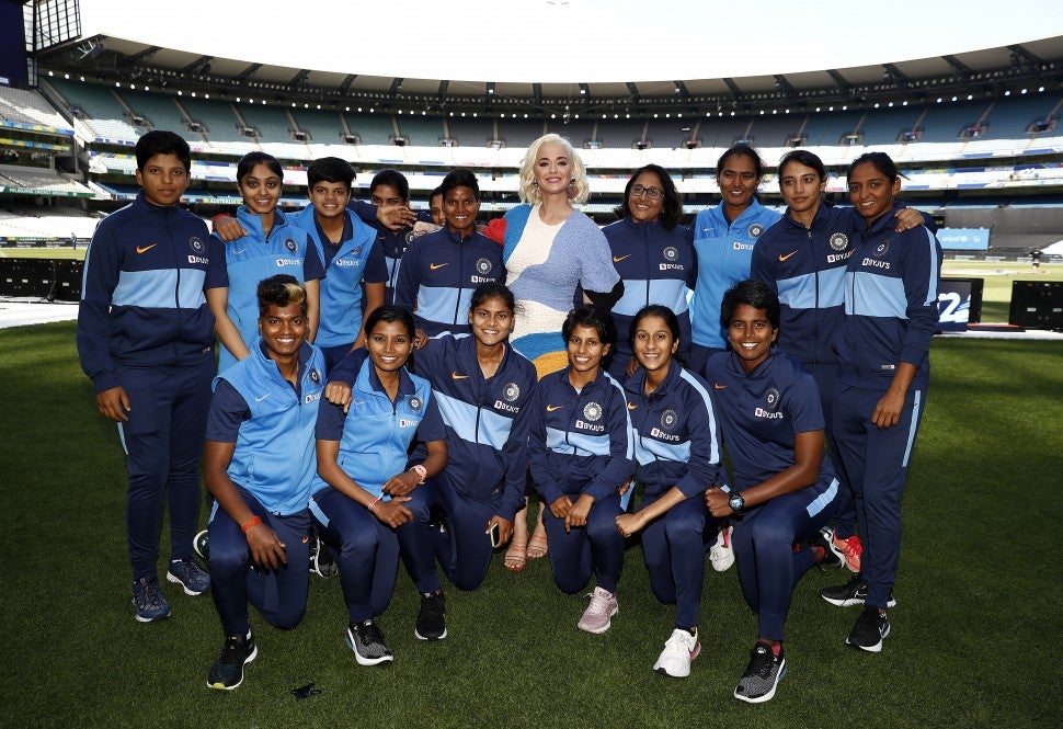 Katy Perry Indian Cricket Team