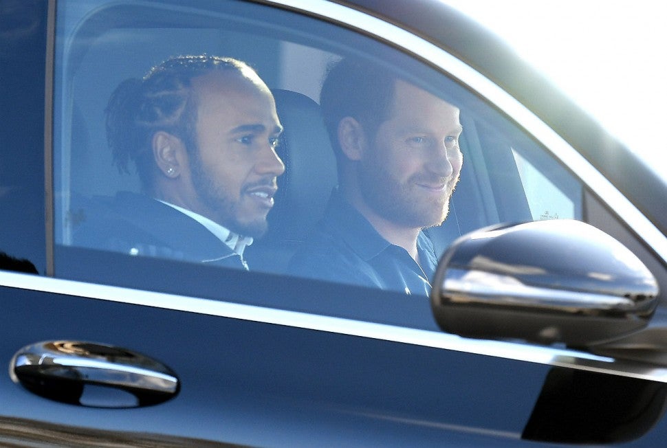 Lewis Hamilton and Prince Harry