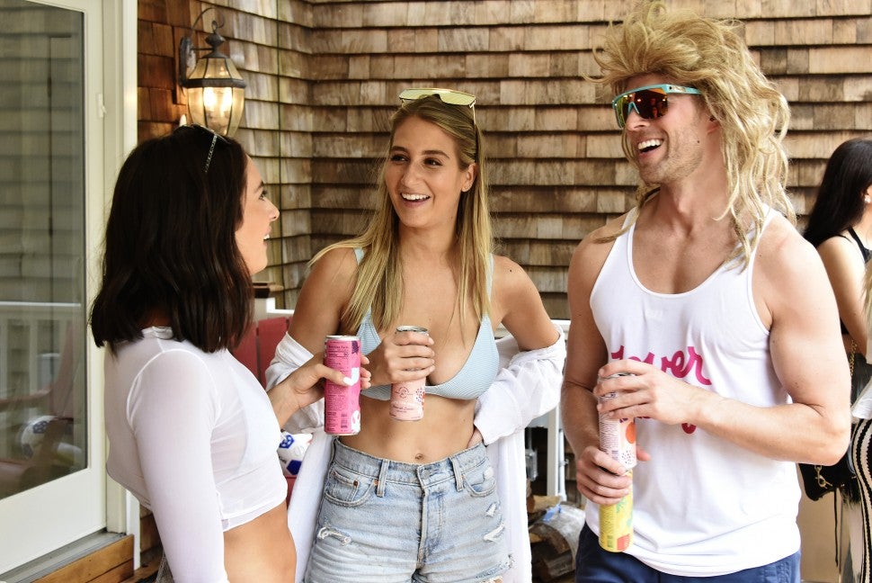 Paige DeSorbo, Amanda Batula and Kyle Cooke on Bravo's 'Summer House.'