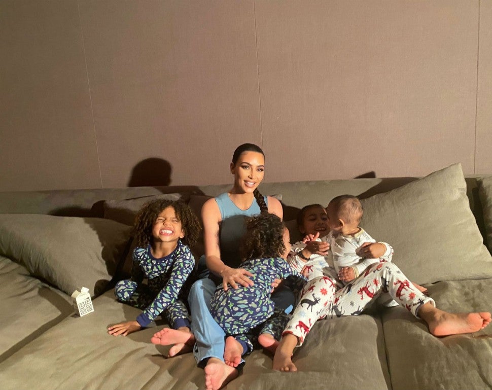 Kim Kardashian and Kids