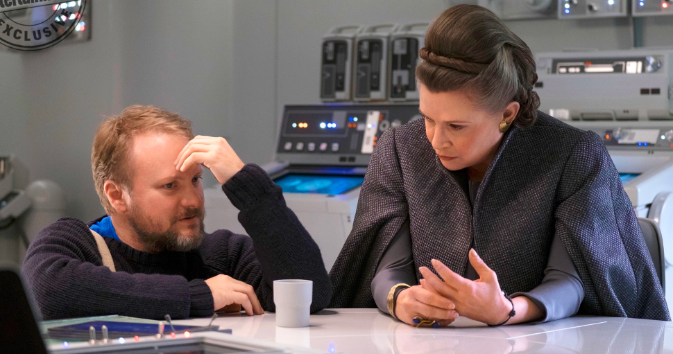 Rian Johnson, Carrie Fisher