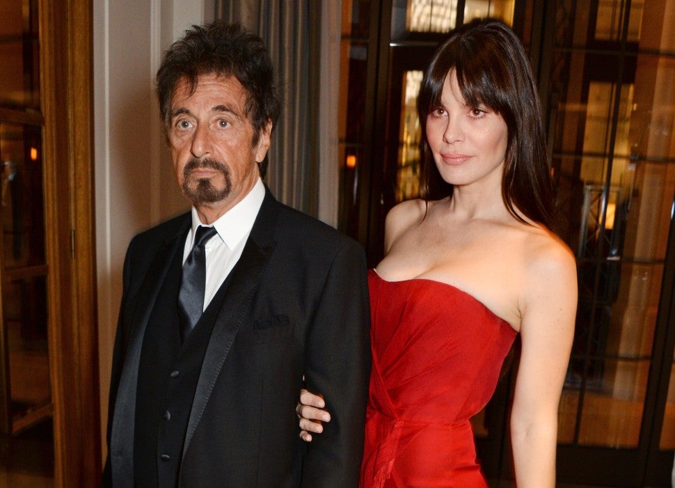 Al Pacino and Lucila Sola