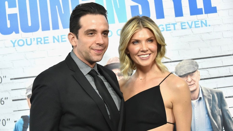 Nick Cordero and Amanda Kloots at the "Going In Style" New York Premiere