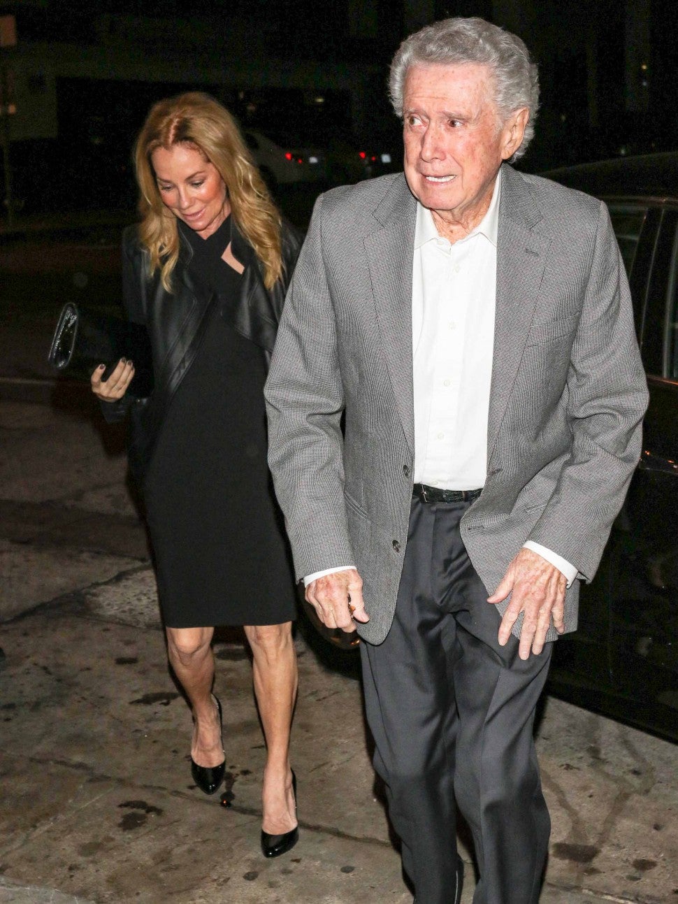 Kathie Lee Gifford and Regis Philbin are seen on January 24, 2018 in Los Angeles, California.