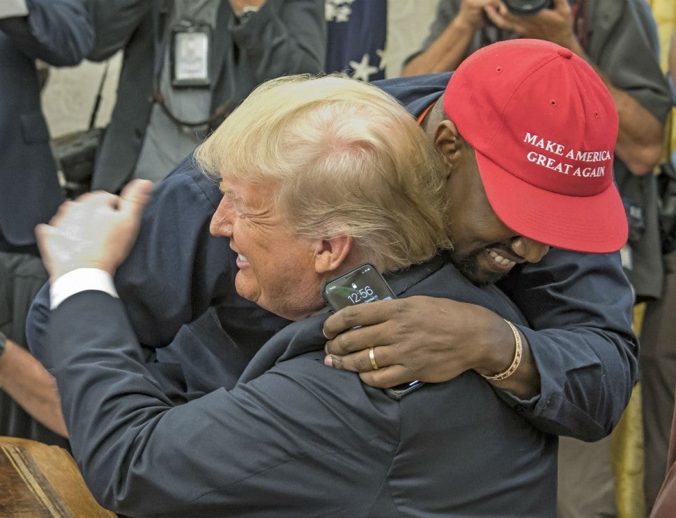 Donald Trump and Kanye West