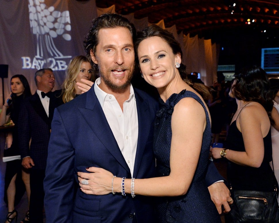 Matthew McConaughey and Jennifer Garner