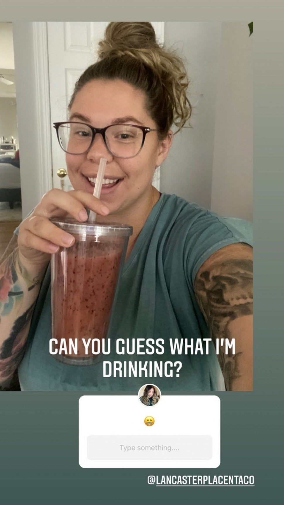 Kailyn Lowry drinking placenta