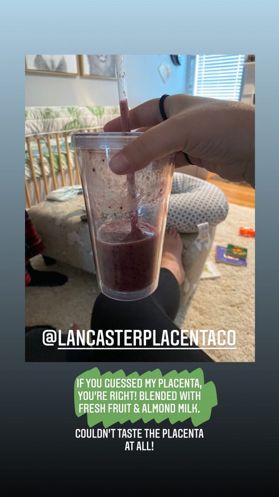 Kailyn Lowry drinking placenta