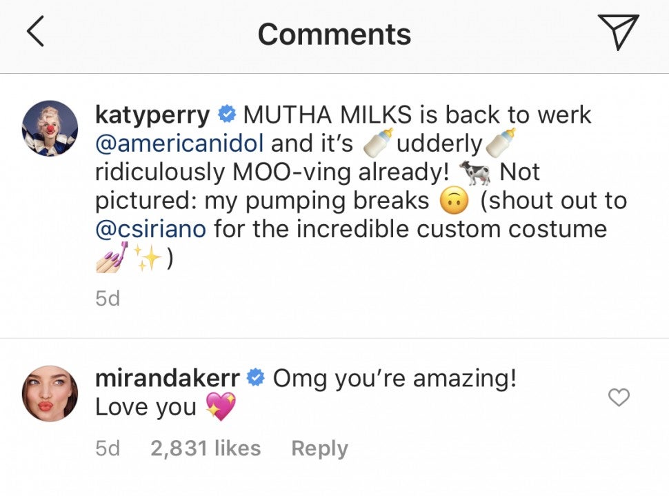 Miranda Kerr Katy Perry