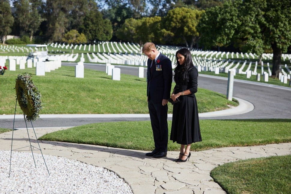 Meghan Harry Remembrance Day 